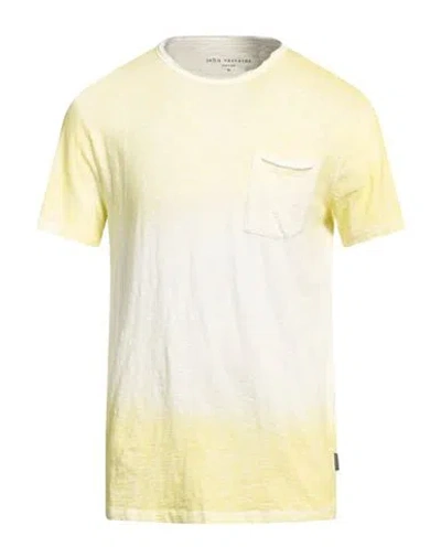 John Varvatos Man T-shirt Yellow Size Xxl Cotton