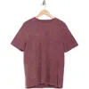 John Varvatos Marble Wash Cotton Crewneck T-shirt In Amethyst
