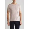 John Varvatos Marble Wash Cotton Crewneck T-shirt In Dried Petal