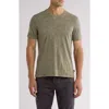 John Varvatos Marble Wash Cotton Crewneck T-shirt In Sage Brush