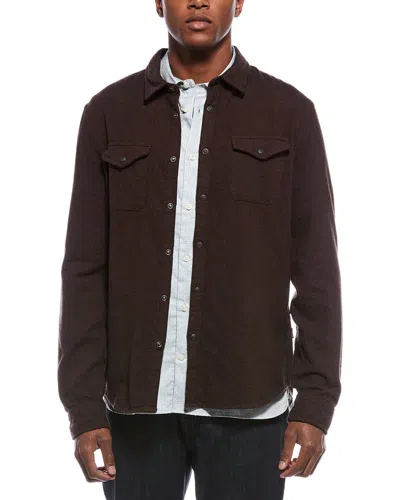 John Varvatos Marshall Shirt In Brown