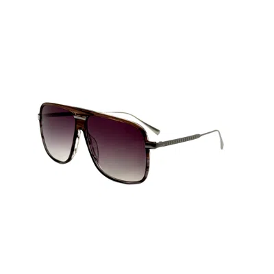 John Varvatos Men's 60 Mm Brown Gradient Sunglasses