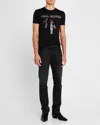 John Varvatos Alice Cooper Cotton Graphic T-shirt In Black