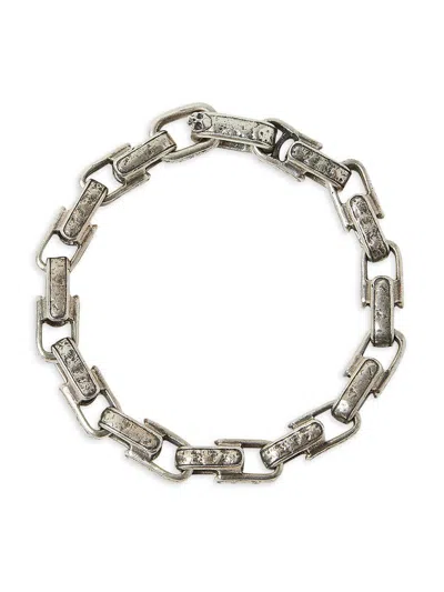 John Varvatos Men's Artisan Sterling Silver Distressed Link Bracelet