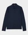 John Varvatos Men's Caserta Chevron Button-down Shirt In Blue