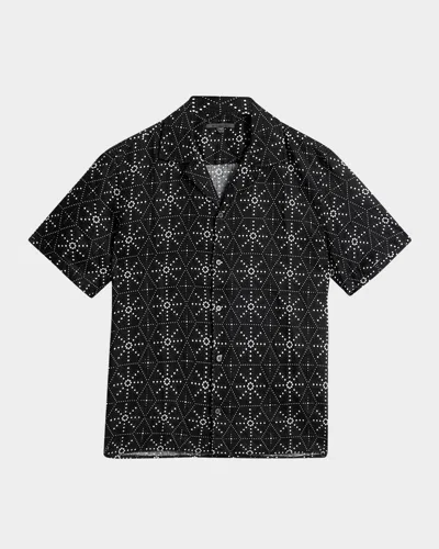 JOHN VARVATOS MEN'S DAN CAMP SHIRT