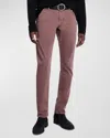 John Varvatos Men's Dyed Slim-fit Denim Jeans In Mauvewood