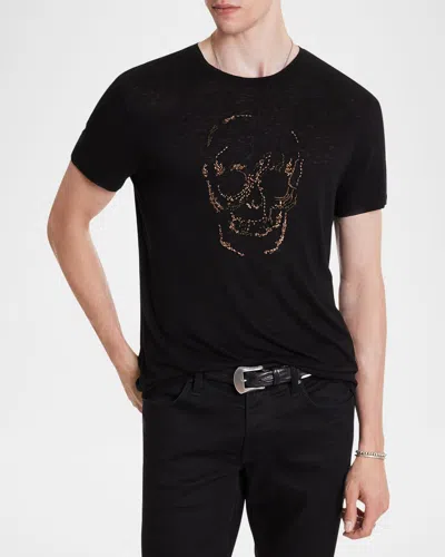 John Varvatos Men's Embellished Skull T-shirt In Black