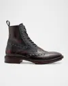 JOHN VARVATOS MEN'S FLEETWOOD GHOST STUD LEATHER BOOTS