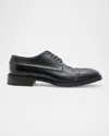 John Varvatos Men's Fleetwood Ghost Stud Leather Oxfords In Black