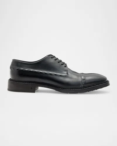 John Varvatos Men's Fleetwood Ghost Stud Leather Oxfords In Black