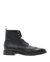 John Varvatos Harrison Longwing Leather Boot In Black