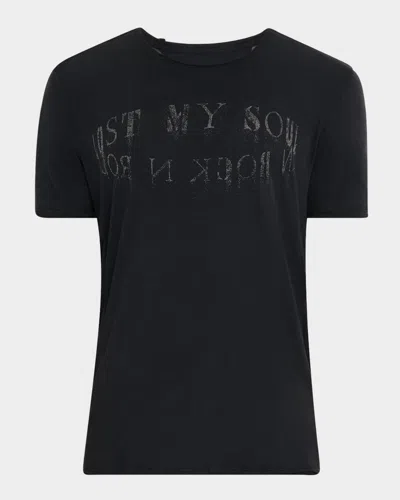 JOHN VARVATOS MEN'S LOST MY SOUL CIRCLE GRAPHIC T-SHIRT