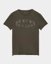 John Varvatos Lost My Sould Graphic T-shirt In Brown