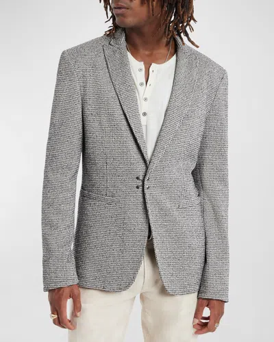 John Varvatos Men's Lynn Jacket In Black/white