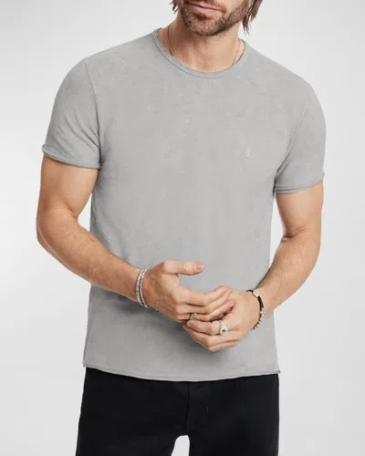 John Varvatos Men's Mercier Patina Wash T-shirt In Gray
