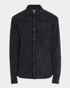John Varvatos Miner Regular Fit Western Shirt In Black