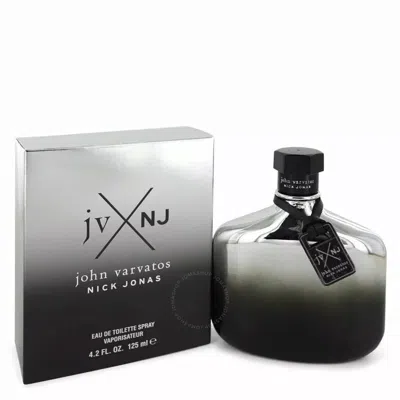 John Varvatos Men's Nick Jonas Silver Edt Spray 4.2 oz Fragrances 719346245708 In Lime / Pink / Silver