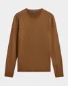 John Varvatos Men's Novas Mulberry Silk Shirt In Ochre