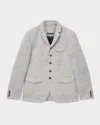 John Varvatos Men's Ollie Allover Symbol Sport Coat In Gray