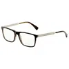 John Varvatos Men's Opticals Vjvc003550bla In Black