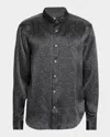 John Varvatos Men's Orchard Slim-fit Printed Silk Sport Shirt In Multi
