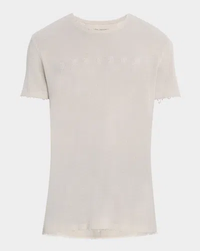 John Varvatos Men's Raw-edge Freedom T-shirt