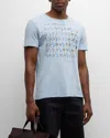 John Varvatos Raw Edge Shoulder T-shirt In Vapor Grey