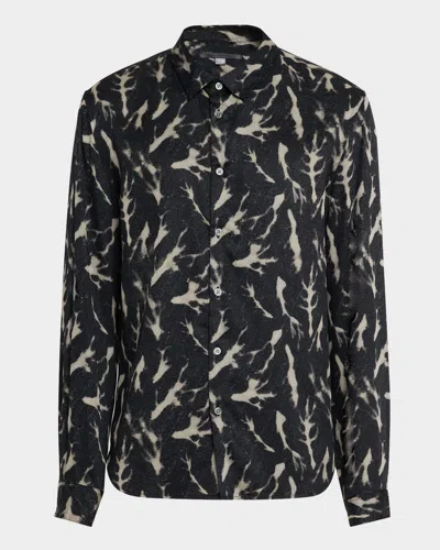 JOHN VARVATOS MEN'S ROSS BRANCH CONTOUR SPORT SHIRT