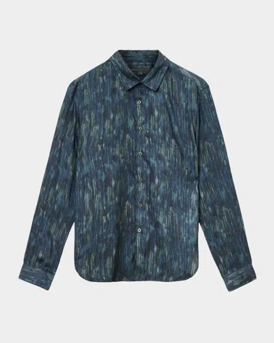 John Varvatos Ross Slim Fit Button-up Shirt In Blue