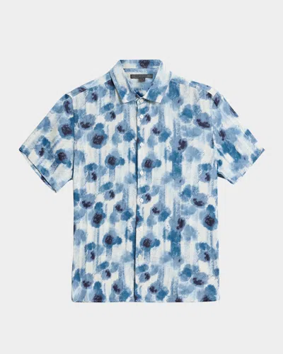 JOHN VARVATOS MEN'S SEAN LINEN SPORT SHIRT