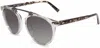 John Varvatos Men's Sjvv602 Sunglasses In Grey Crystal In Multi