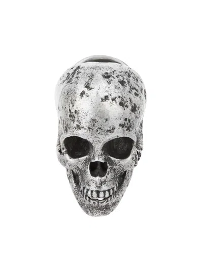 John Varvatos Men's Skull Sterling Silver Brooch In Metallic