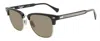John Varvatos Men's Square Frame Sunglasses In Black In Black