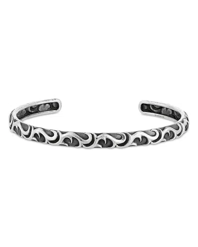 John Varvatos Men's Sterling Silver Gothic Cuff Bracelet In Metallic