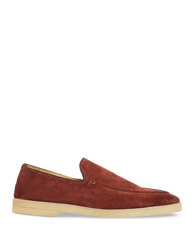 John Varvatos Men's Thompson Slip On Venetian Loafers In Brick Red