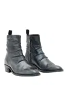 John Varvatos Two Five Zip Boot In Gray