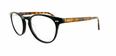 John Varvatos Men's V200uf Full Rim Eyeglasses In Black In Brown