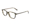 John Varvatos Men's V348uf Eyeglasses In Matte Tokyo Tortoise In Brown
