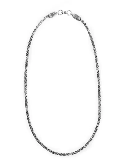 John Varvatos Men's Wolf Sterling Silver Chain Necklace