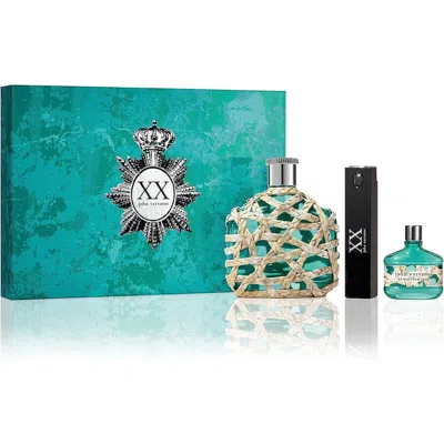 John Varvatos Men's Xx Teal Gift Set Fragrances 719346296168