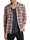 John Varvatos Stanton Reversible Long Sleeve Button-up Shirt In Multi