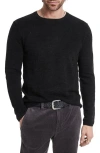 John Varvatos Mercer Wave Long Sleeve T-shirt In Black