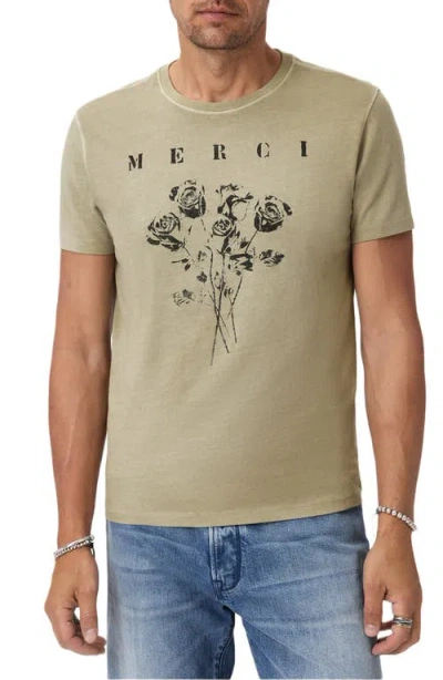 John Varvatos Merci Graphic T-shirt In Green