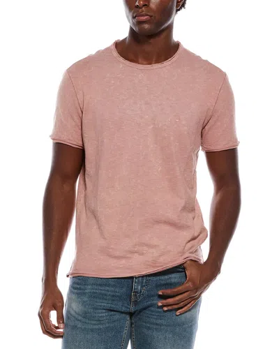 John Varvatos Mercier Crewneck Shirt In Pink