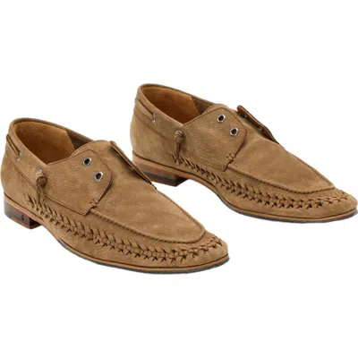 John Varvatos Merida Boat Shoe In Brown