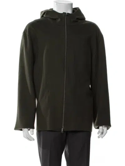 Pre-owned John Varvatos Merino Wool Jacket In Green