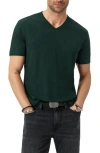 John Varvatos Miles Slub Organic Cotton T-shirt In Green