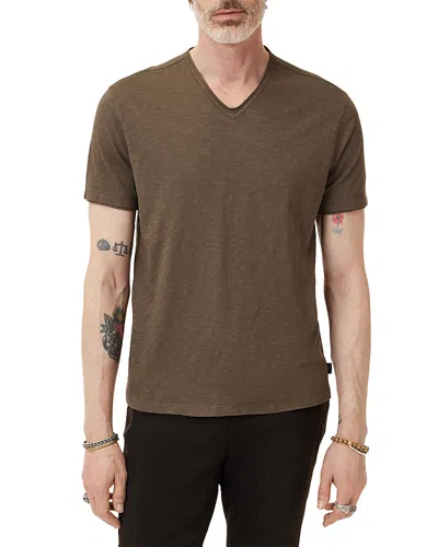 JOHN VARVATOS MILES SLUB V NECK TEE