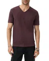 John Varvatos Miles Slub Organic Cotton T-shirt In Purple